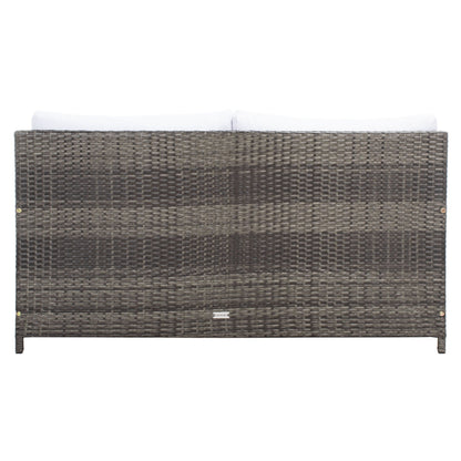Daybed da esterno in vimini Taniyah di SAFAVIEH con cuscini e imbottiture - 53L x 28P x 62H