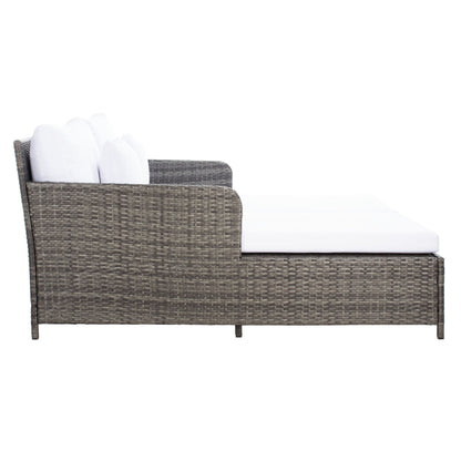 Daybed da esterno in vimini Taniyah di SAFAVIEH con cuscini e imbottiture - 53L x 28P x 62H