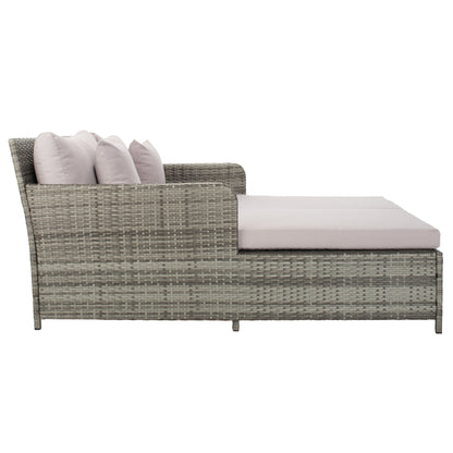 Daybed da esterno in vimini Taniyah di SAFAVIEH con cuscini e imbottiture - 53L x 28P x 62H