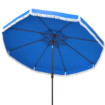 Paraschermo da esterno SAFAVIEH Ronette Fringe da 2,7 m con manovella