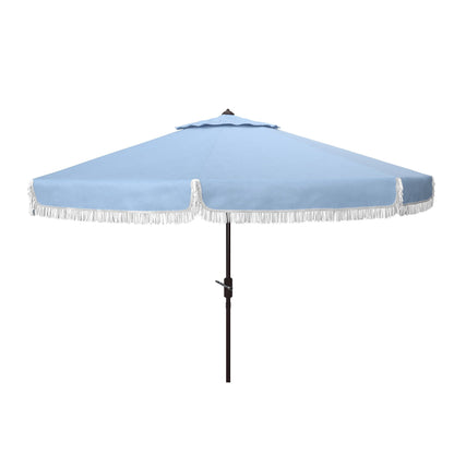 Paraschermo da esterno SAFAVIEH Ronette Fringe da 2,7 m con manovella