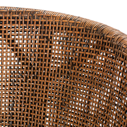 SAFAVIEH Virona sgabello da bar in vimini da 76 cm - 56,5 L x 52 P x 99 A - 56,5Lx52Px99A