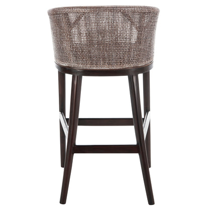 SAFAVIEH Virona sgabello da bar in vimini da 76 cm - 56,5 L x 52 P x 99 A - 56,5Lx52Px99A