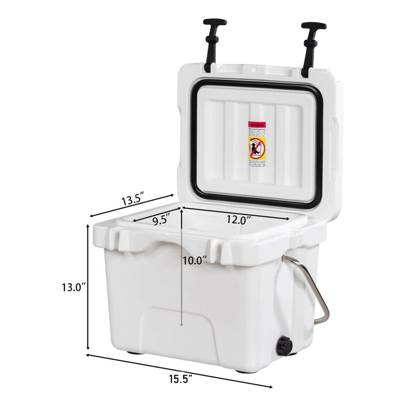 SKTAKOL 16 Quart Cooler Portable Ice Chest Leak-Proof 24 Cans Ice - Vedi dettagli