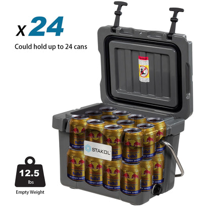 SKTAKOL 16 Quart Cooler Portable Ice Chest Leak-Proof 24 Cans Ice - Vedi dettagli