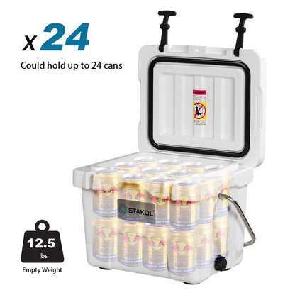 SKTAKOL 16 Quart Cooler Portable Ice Chest Leak-Proof 24 Cans Ice - Vedi dettagli