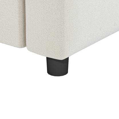 Divano componibile, set di divani reversibili a forma di U in chenille, combinazioni libere, divano letto trasformabile extra large a 8 posti.