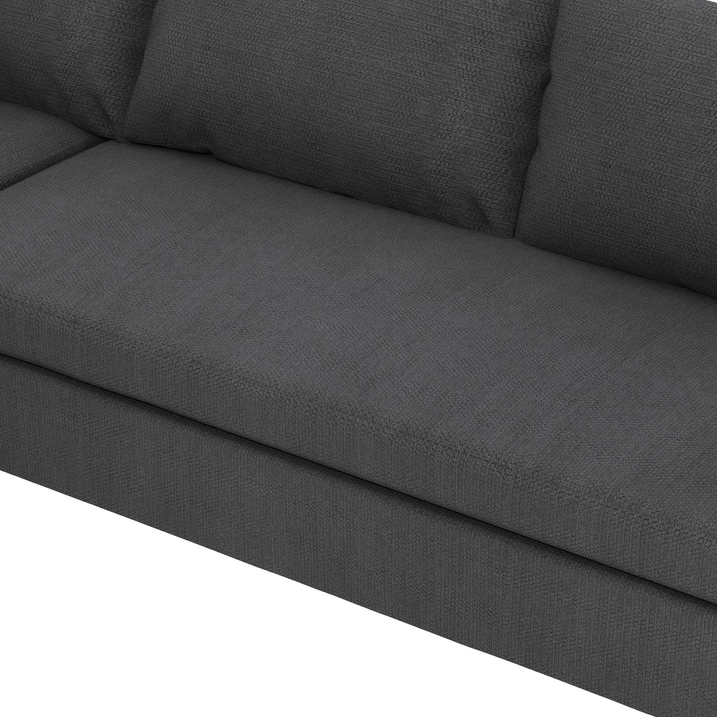 Divano componibile, set di divani reversibili a forma di U in chenille, combinazioni libere, divano letto trasformabile extra large a 8 posti.