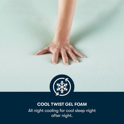 Materasso Serta Clarks Hill 15 con strato superiore imbottito.