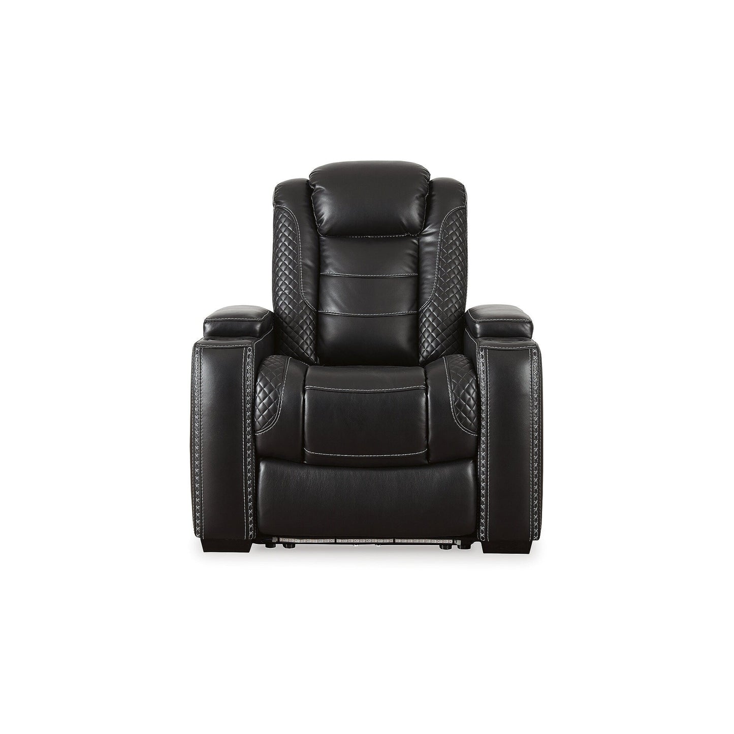 Signature Design by Ashley Party Time, set di 3 posti a sedere per home theater, colore nero.
