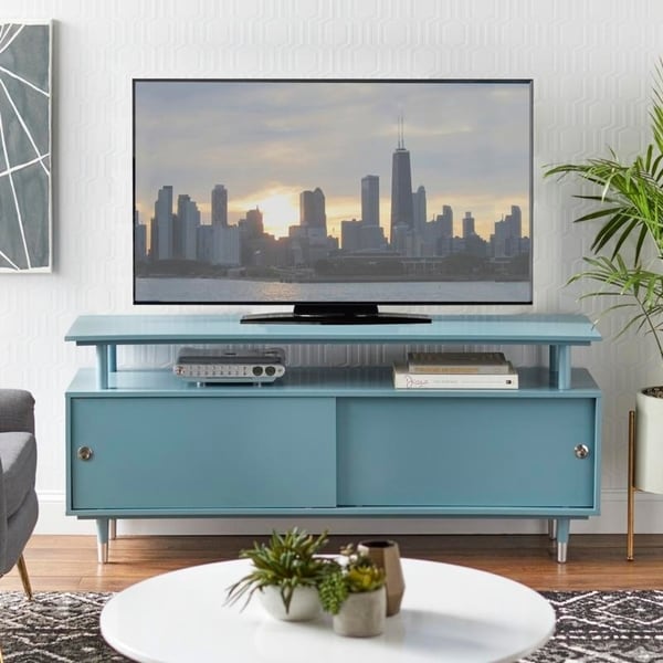Mobile porta TV in legno Margo di Simple Living, stile Mid-Century Modern.