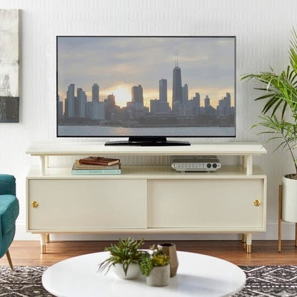 Mobile porta TV in legno Margo di Simple Living, stile Mid-Century Modern.