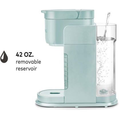 Macchina per caffè con capsule K-Cup per una porzione, 3 dimensioni di tazza, funzione "caffè forte", serbatoio da 42 once, colore menta.