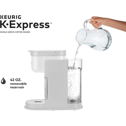 Macchina per caffè con capsule K-Cup per una singola porzione, 3 dimensioni di tazza, caffè più forte, serbatoio da 42 once, pietra riscaldante