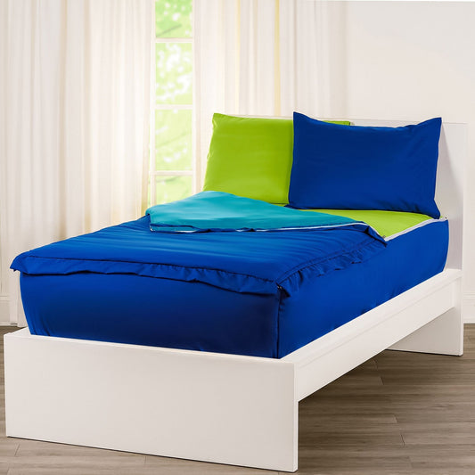 Set di biancheria da letto con cerniera Siscovers Cobalt Blue Bunkie Deluxe