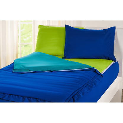 Set di biancheria da letto con cerniera Siscovers Cobalt Blue Bunkie Deluxe