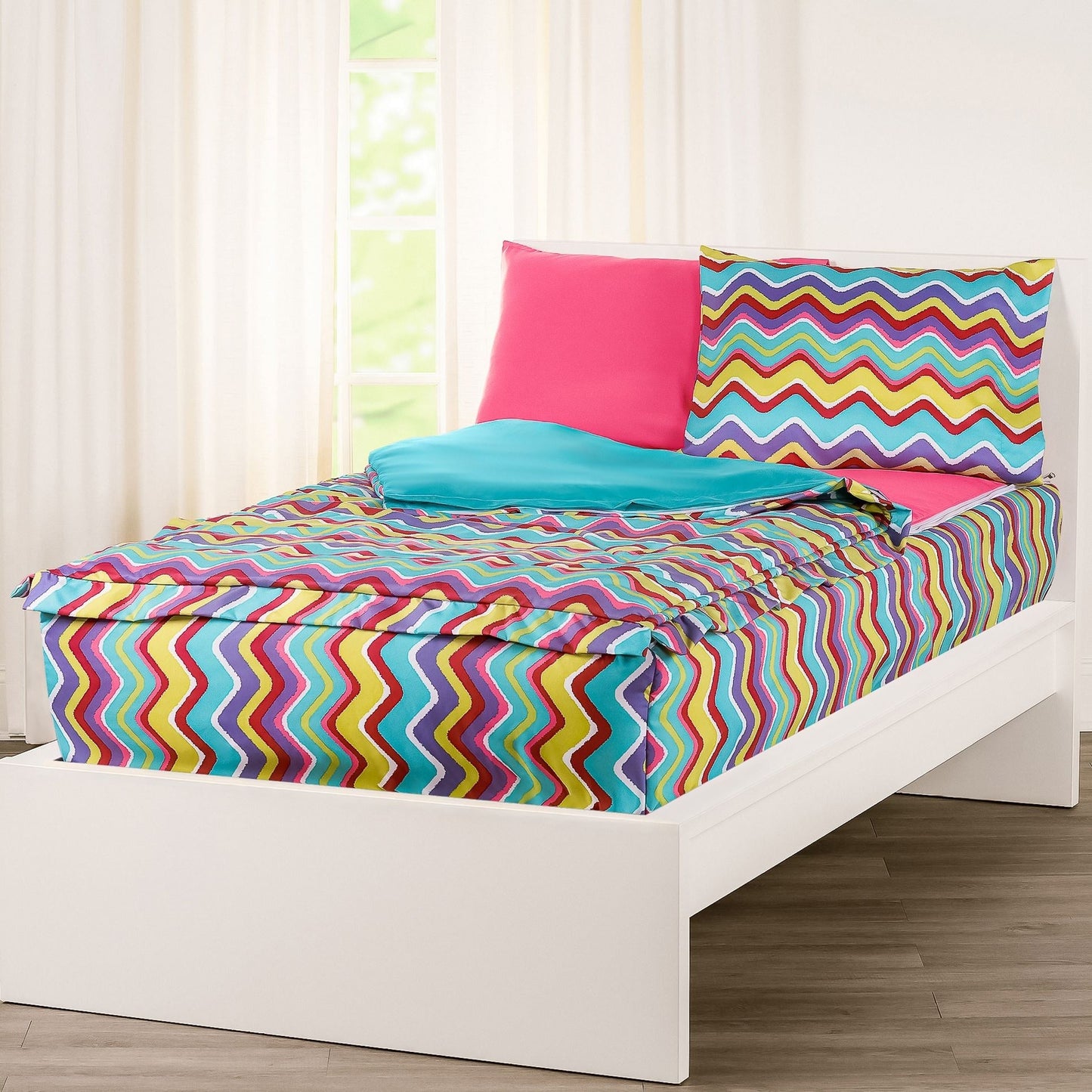 Set di biancheria da letto con cerniera Siscovers Color Palette Bunkie Deluxe