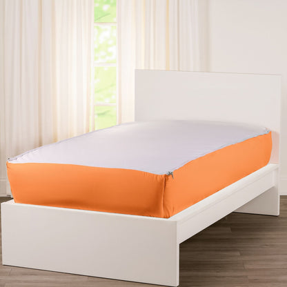 Set di biancheria da letto Siscovers Orange Bunkie Deluxe con cerniera