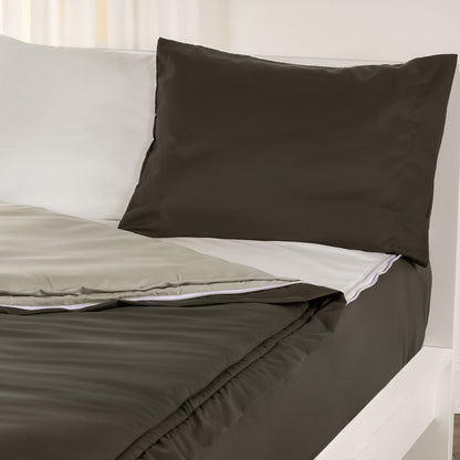 Siscovers Pewter Bunkie Set di biancheria da letto Deluxe con cerniera