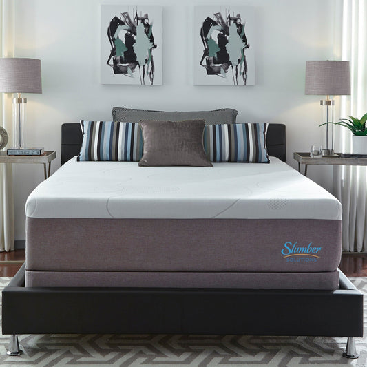 Set di materasso in schiuma viscoelastica al gel Slumber Solutions Choose Your Comfort da 14 pollici