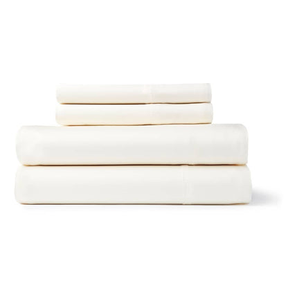 Set di lenzuola in viscosa di bambù, colore unito, traspiranti, con tasca profonda.