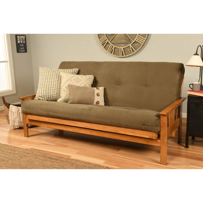 Somette Materasso Futon di ricambio a molle e schiuma ad alta densità, misura matrimoniale (telaio non incluso)