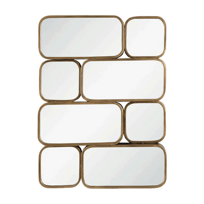 Specchio da studio dorato