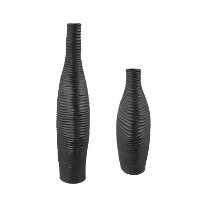 Set di vasi Teraform neri