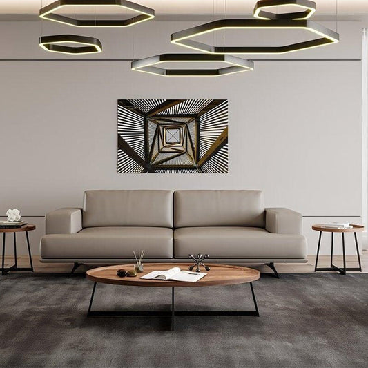 Lampada da soffitto Arlo 23 grigia