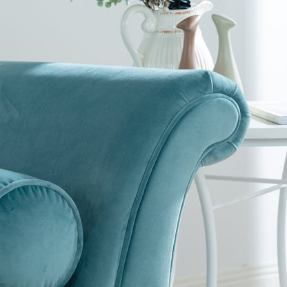 Vintage Chaise Lounge with Scroll Arms by Christopher Knight Home