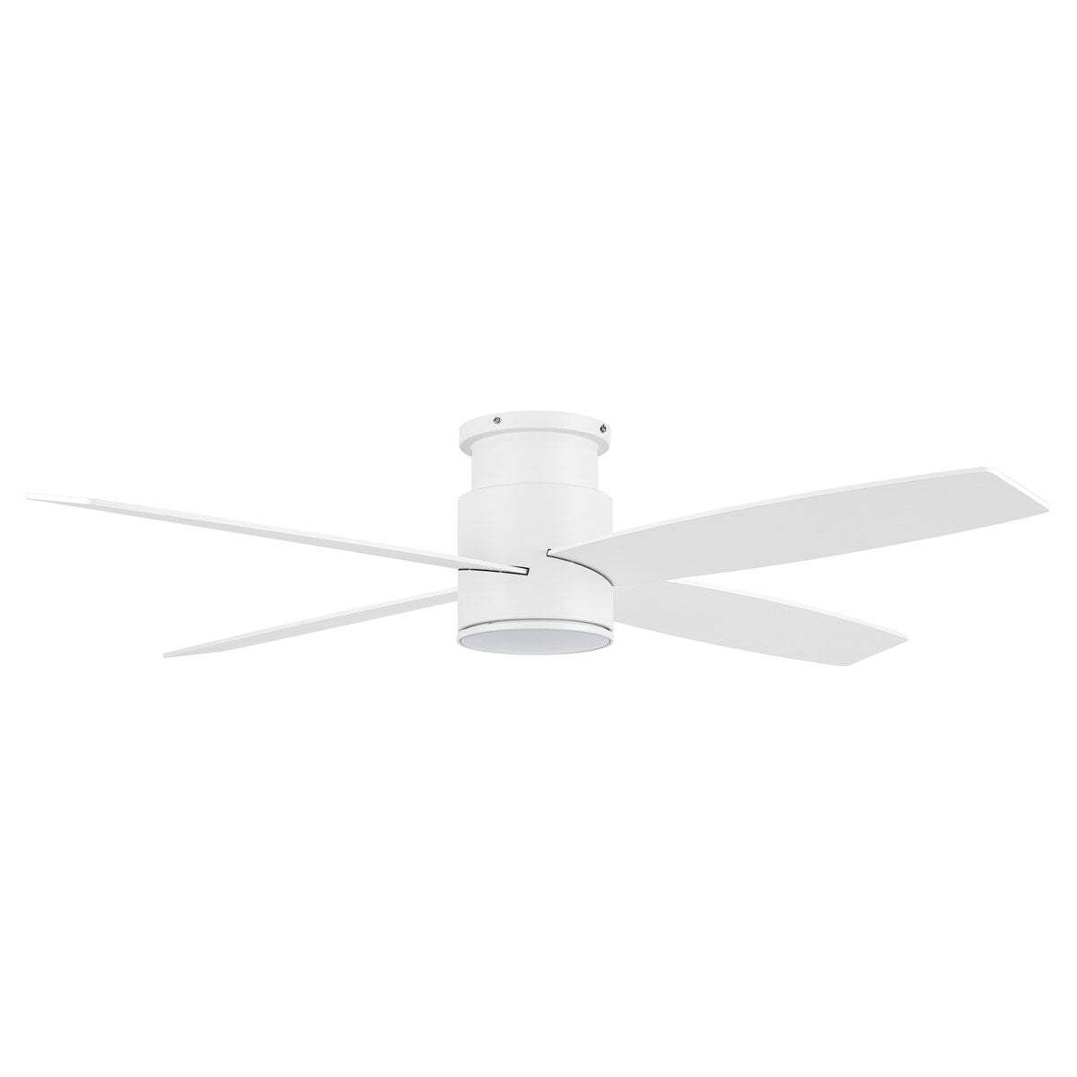 Ventilatore da soffitto a soffitto a corrente continua WINGBO da 44/52 pollici con luci e telecomando, 4 pale reversibili