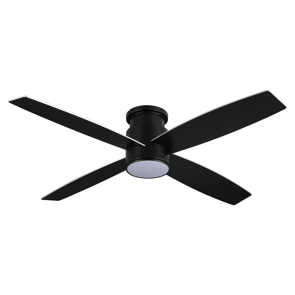 Ventilatore da soffitto a soffitto a corrente continua WINGBO da 44/52 pollici con luci e telecomando, 4 pale reversibili