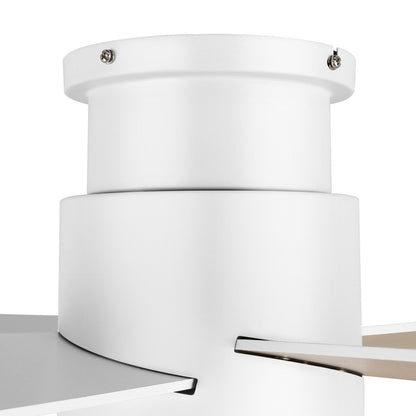 Ventilatore da soffitto a soffitto a corrente continua WINGBO da 44/52 pollici con luci e telecomando, 4 pale reversibili