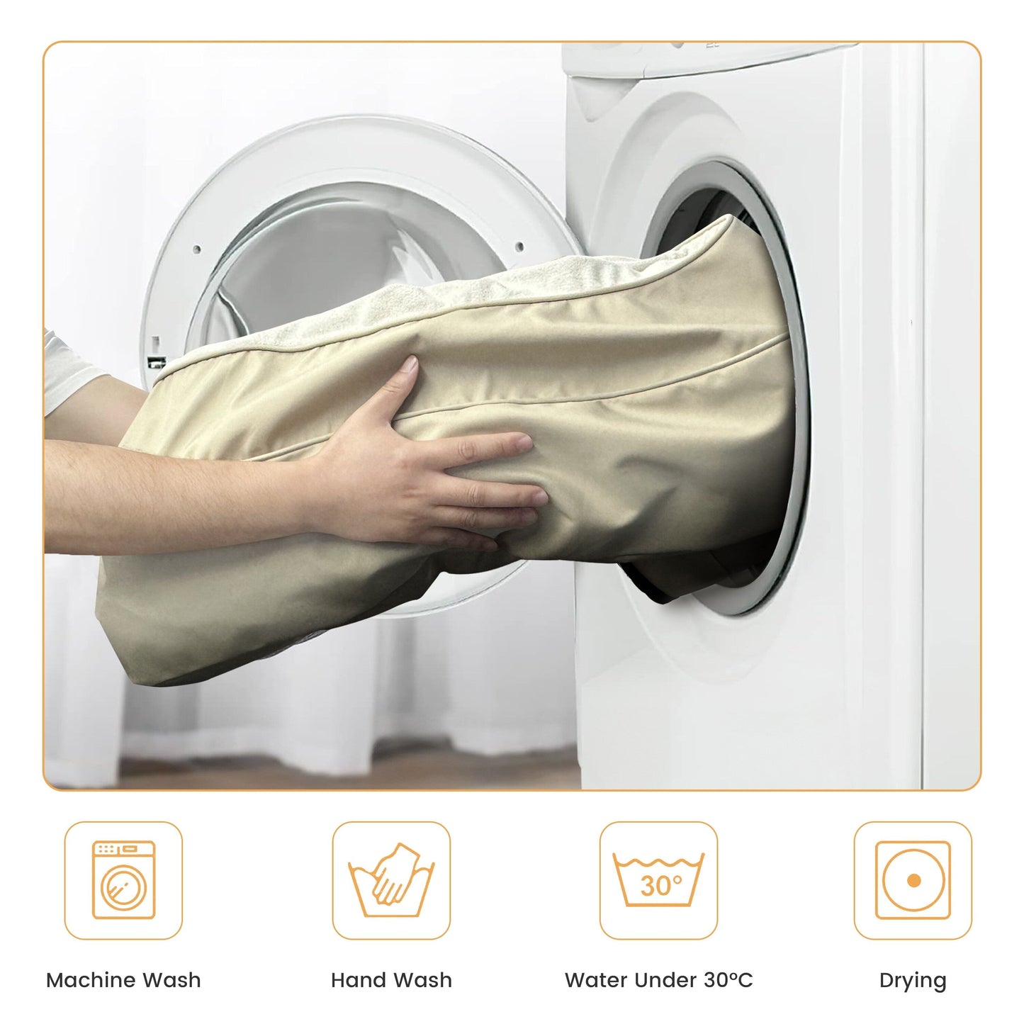 Letto ortopedico in schiuma impermeabile WOWMAX per cani di grossa taglia