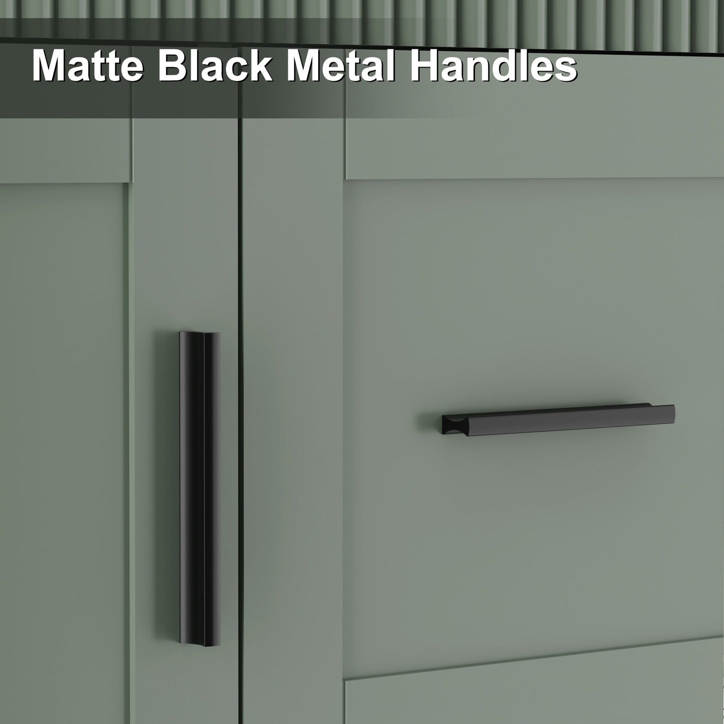 Set per bagno Wavy Line con mobile lavabo e miscelatore, disponibile nelle misure 30/36/48 pollici.