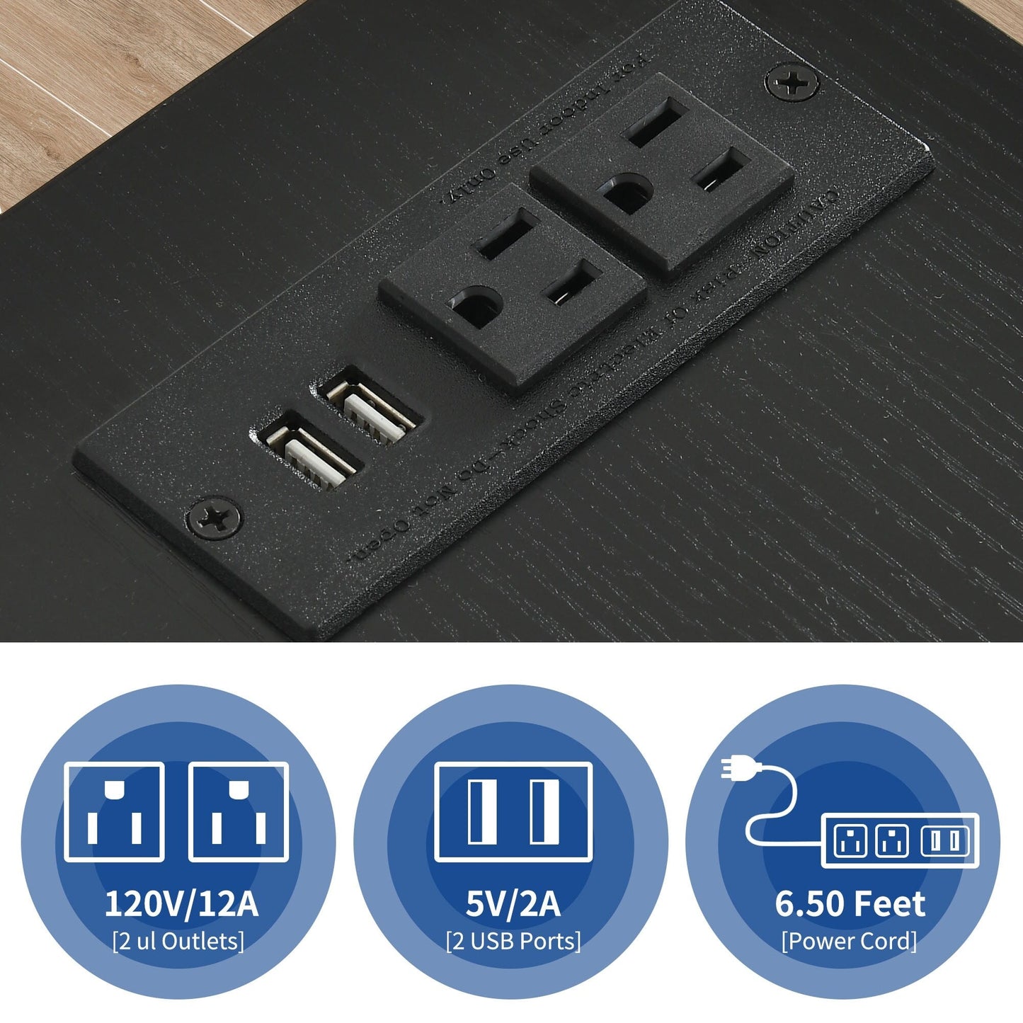 Cassettiera in legno con stazione di ricarica, mobile, a scomparti laterali, chiudibile a chiave, adatta per documenti di formato A4, lettera e legale.