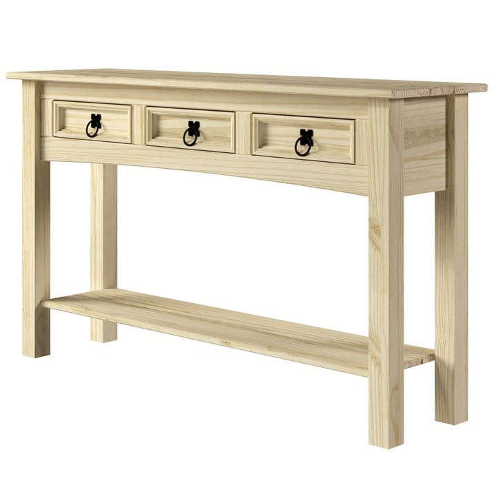 Console in legno per ingresso con 3 cassetti Corona | Furniture Dash - N/A