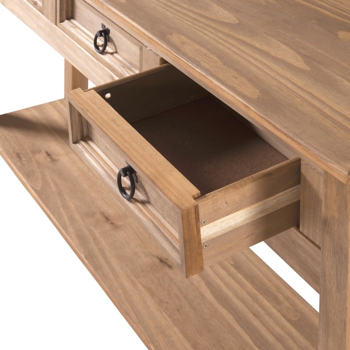 Console in legno per ingresso con 3 cassetti Corona | Furniture Dash - N/A