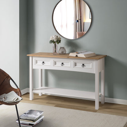 Console in legno per ingresso con 3 cassetti Corona | Furniture Dash - N/A