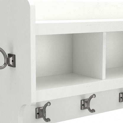 Portaombrelli da parete Woodland da 40 pollici con ripiano di Bush Furniture