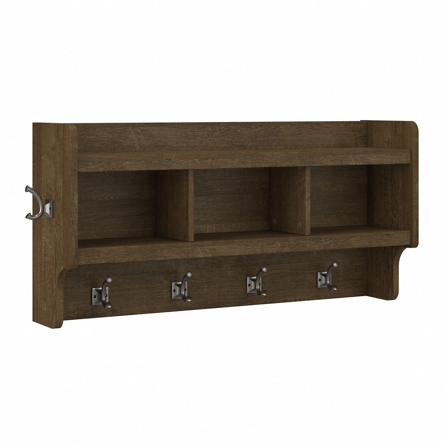 Portaombrelli da parete Woodland da 40 pollici con ripiano di Bush Furniture
