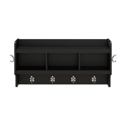 Portaombrelli da parete Woodland da 40 pollici con ripiano di Bush Furniture