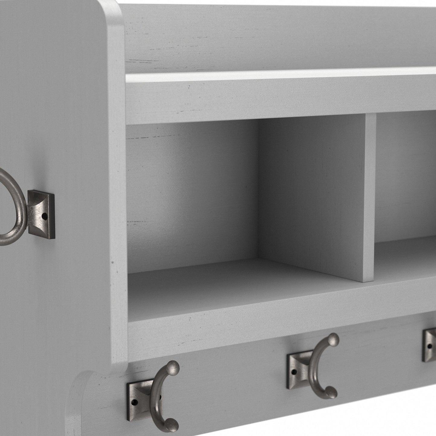 Portaombrelli da parete Woodland da 40 pollici con ripiano di Bush Furniture