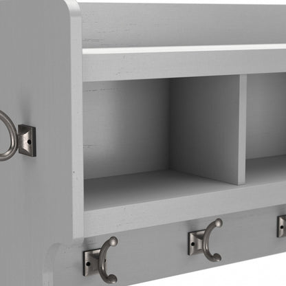 Portaombrelli da parete Woodland da 40 pollici con ripiano di Bush Furniture