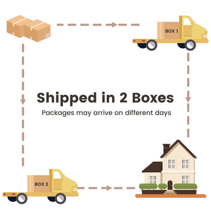 XIZZI Set di mobili da esterno per conversazione da 4 pezzi con tavolo