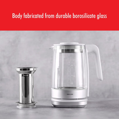 ZWILLING Enfinigy Bollitore elettrico in vetro - 1,7 l