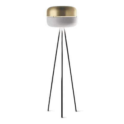 Lampada da terra Alamo grigio opaco