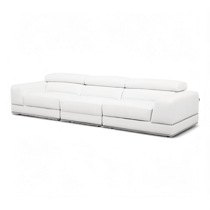 Divano modulare Amadeo 3 pezzi bianco