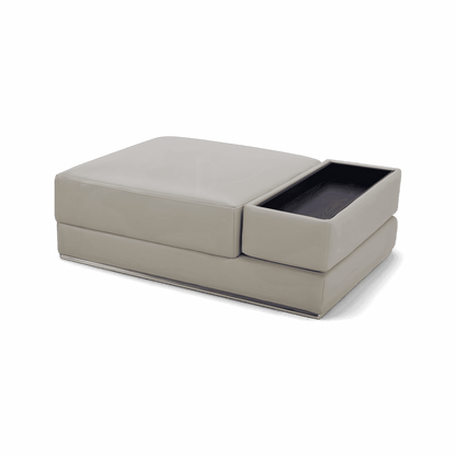 Amadeo Ottoman Grigio Chiaro
