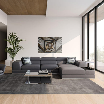 Divano componibile modulare Amadeo Elephant Gray